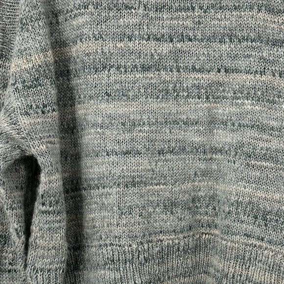 J Crew Reimagined Mock Turtleneck Sweater Heathered Blue Womens Medium | R433 - Picture 6 of 7